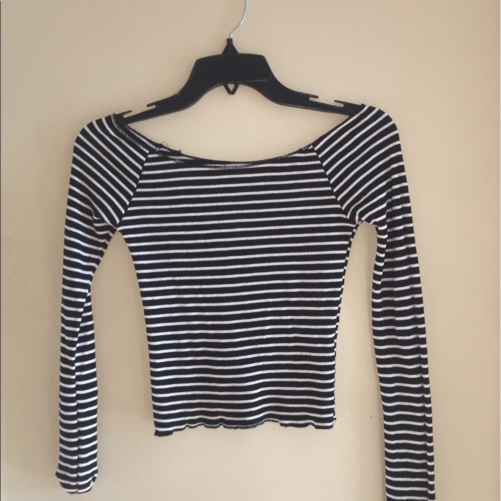 Brandy Striped Tee🖤